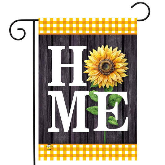 Sunflower HOME Garden Flag