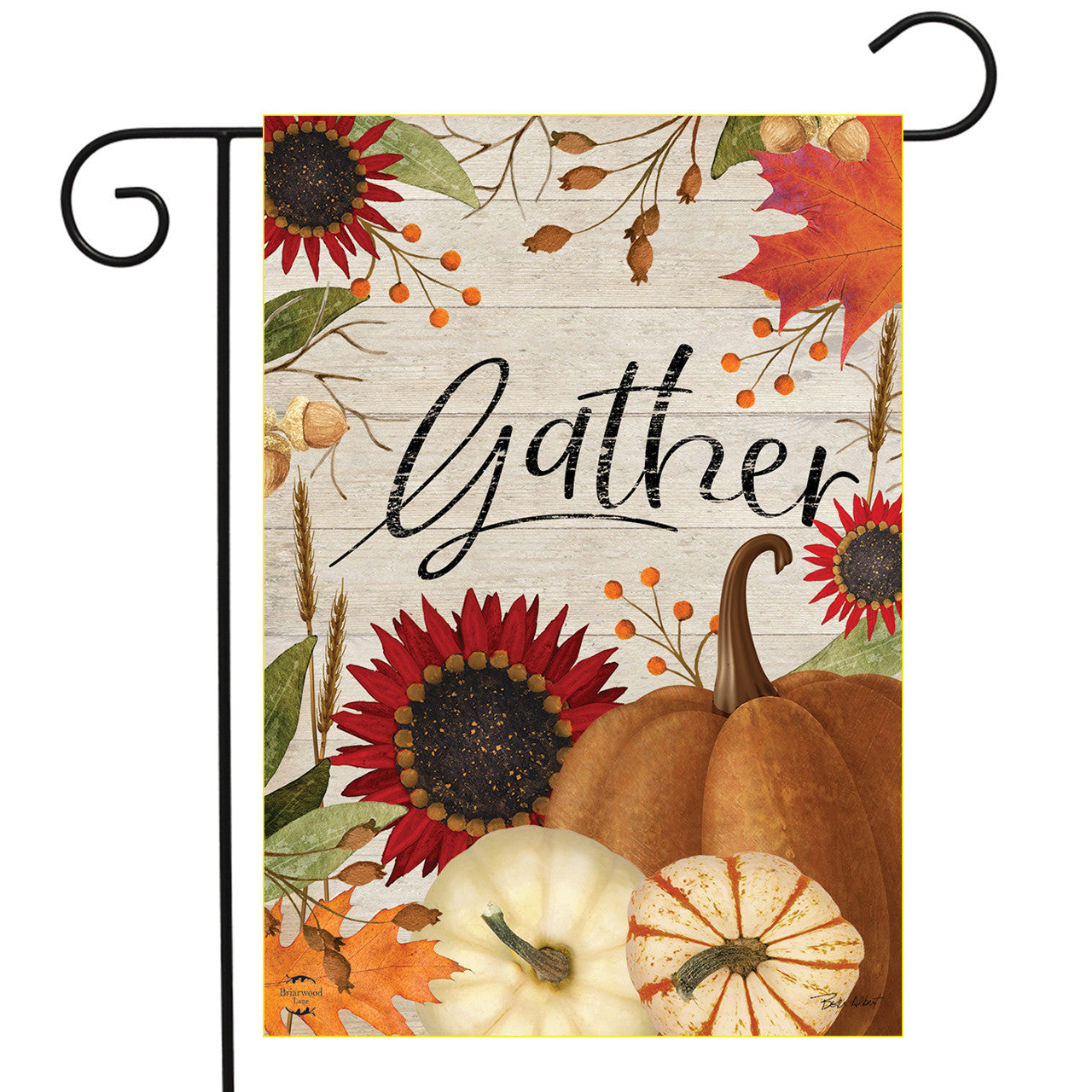 Gather Garden Flag