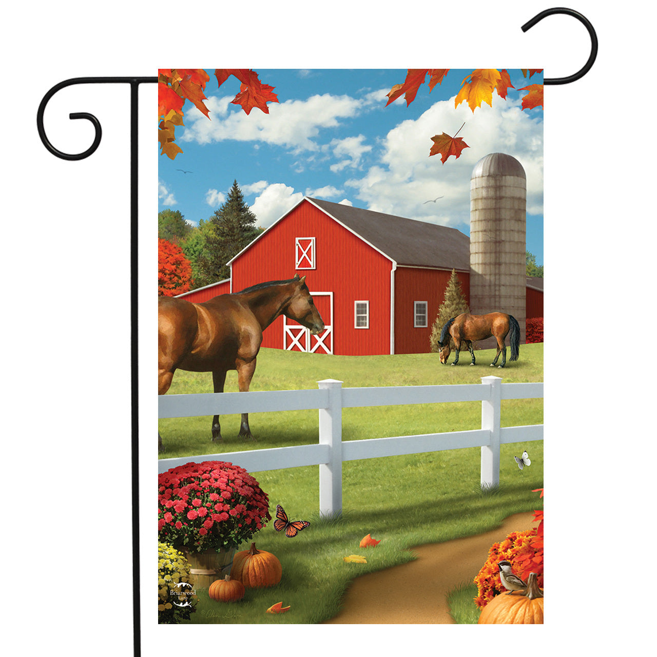 Pastures of Chance Garden Flag
