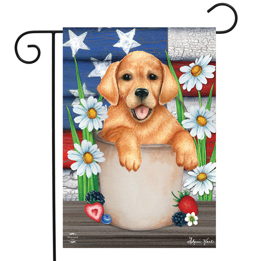 American Lab Garden Flag