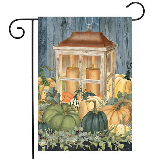 Autumn's Glow Lantern Garden Flag