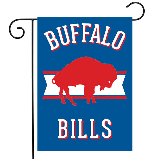 Retro Buffalo Bills Double Sided NFL Garden Flag