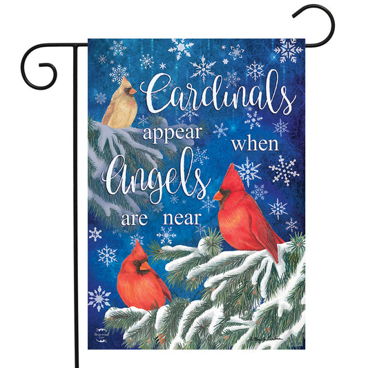 Cardinals Appear Garden Flag