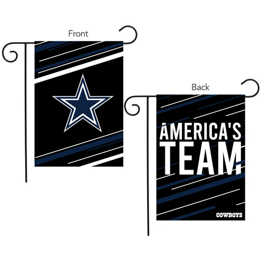 Dallas Cowboys Slogan Double Sided NFL Garden Flag