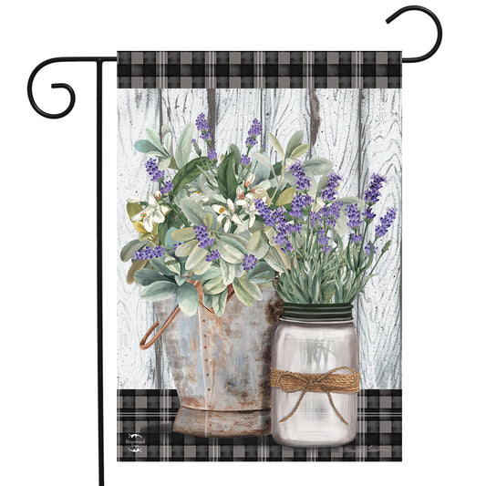 Farmhouse Flowers Garden Flag