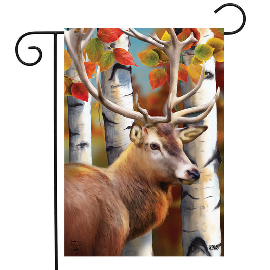 Forest Deer Garden Flag