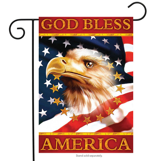 God Bless America Garden Flag