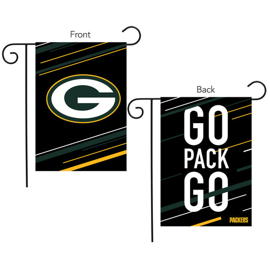 Green Packers Slogan Double Sided NFL Garden Flag
