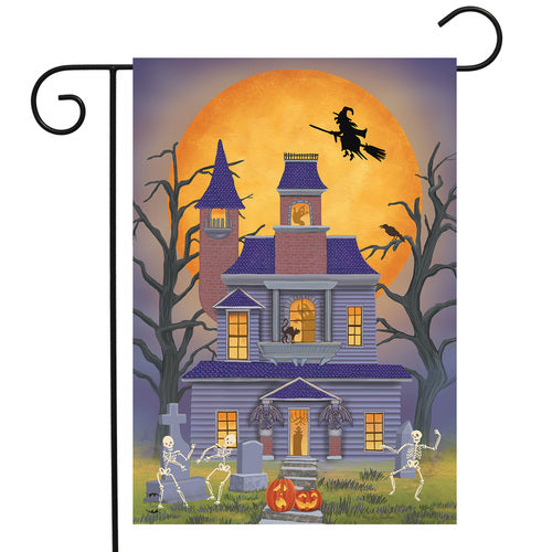 Halloween House Party Garden Flag