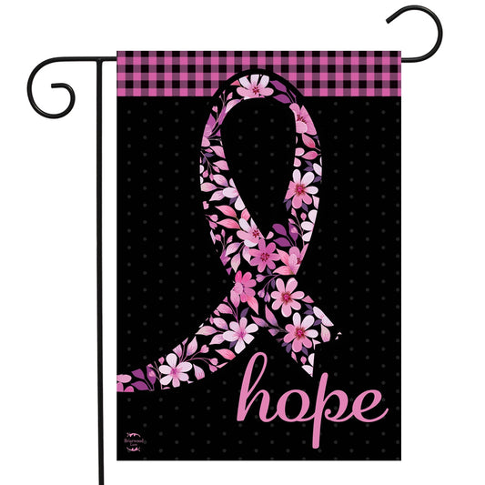 Hope Ribbon Garden Flag