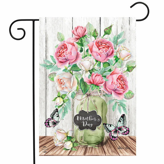 Mother's Day Roses Garden Flag