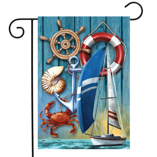 Nautical Adventures Garden Flag