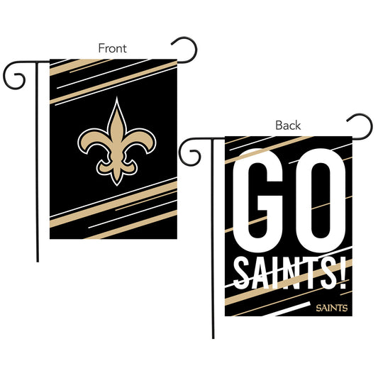 New Orleans Saints Slogan Double Sided NFL Garden Flag