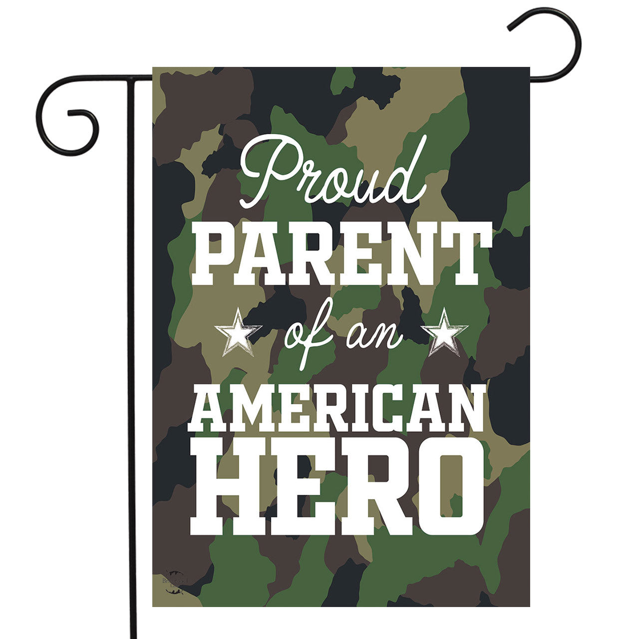 Parent Hero Garden Flag