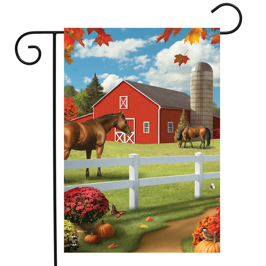 Pastures of Chance Garden Flag