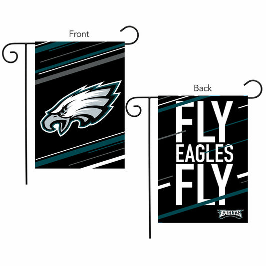 Philadelphia Eagles Slogan Double Sided NFL Garden Flag