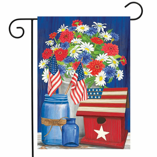 Red White and Blue Garden Flag