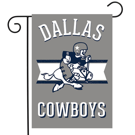 Retro Dallas Cowboys  Double Sided NFL Garden Flag