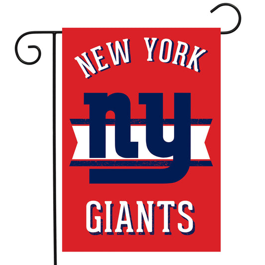 Retro New York Giants Double Sided NFL Garden Flag