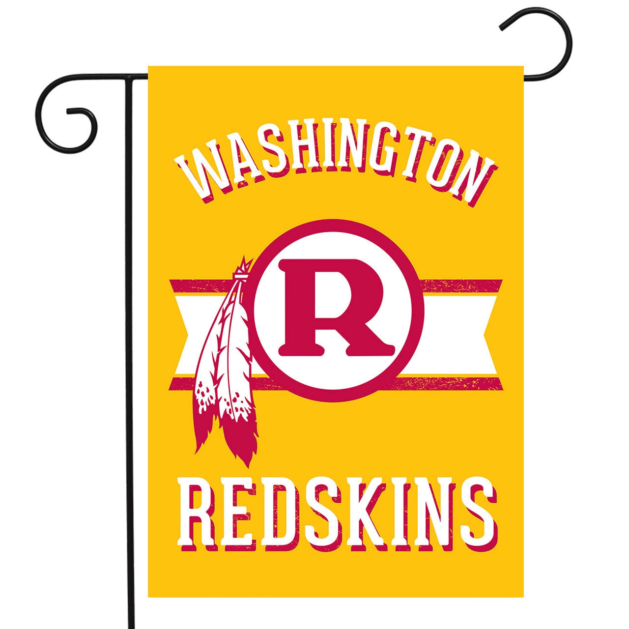 Retro Washington Redskins NFL Garden Flag