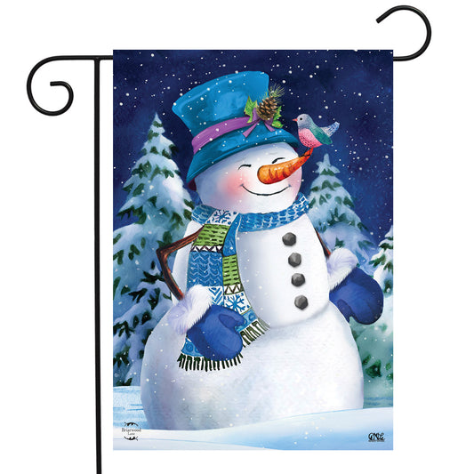 Snowfall Celebration Garden Flag