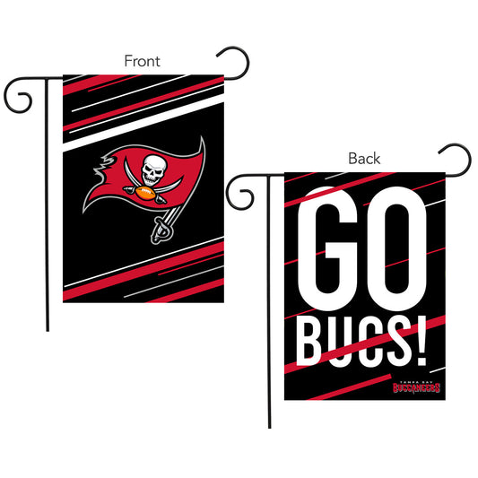 Tampa Bay Buccaneers Slogan Double Sided NFL Garden Flag