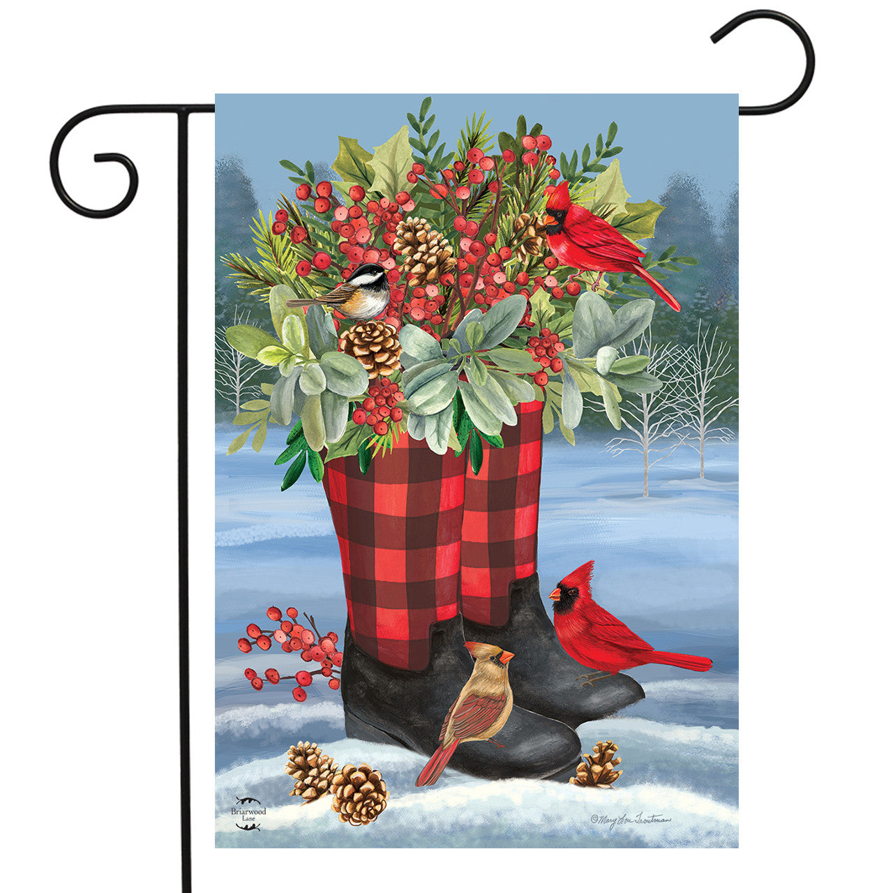 Winter Boots Garden Flag