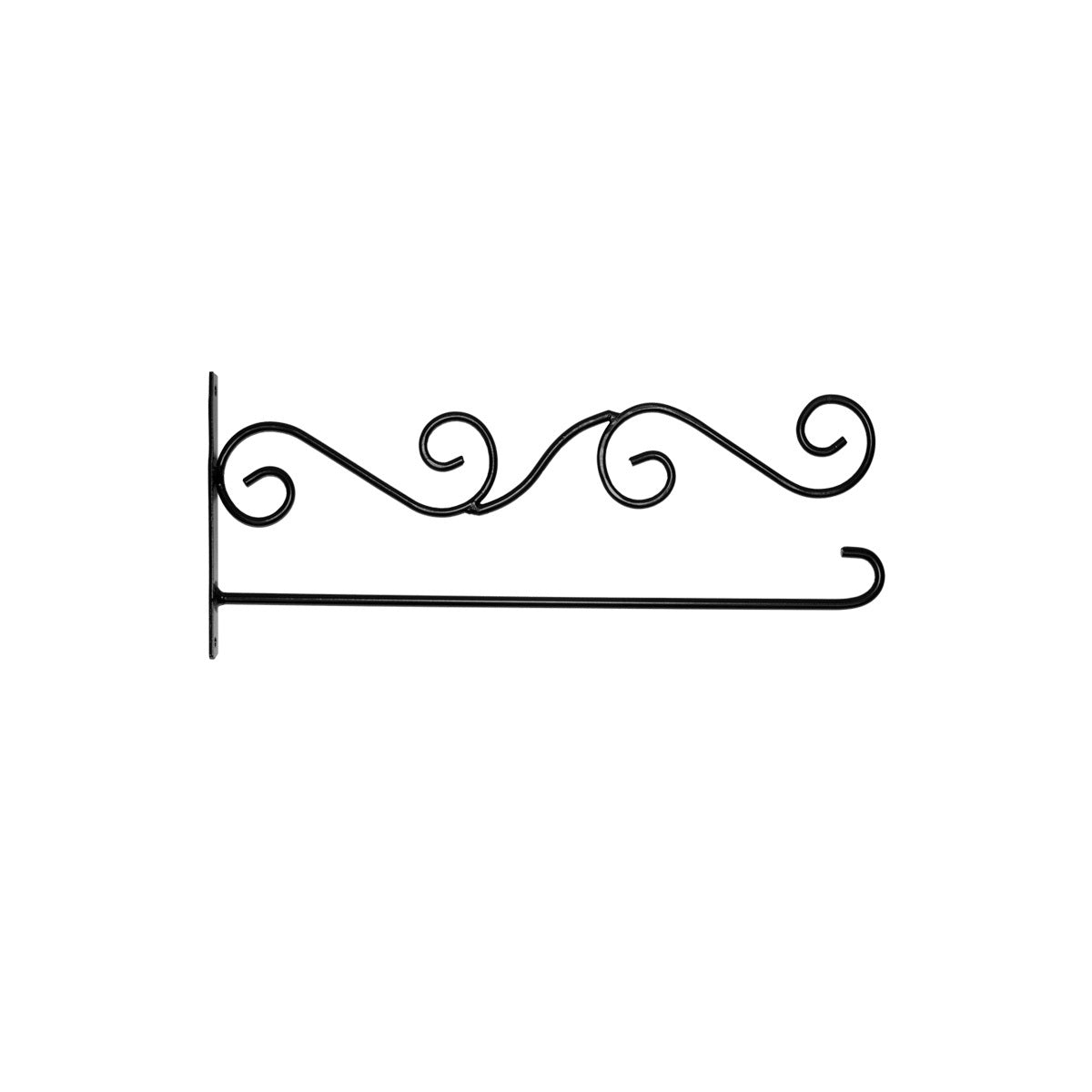 Wrought Iron Scroll Garden Flag Wall Bracket